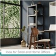 Space Solutions RTA 72-inch High Mobile 5-Shelf Metal Bookcase Black