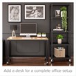 Space Solutions RTA 72-inch High Mobile 5-Shelf Metal Bookcase Black