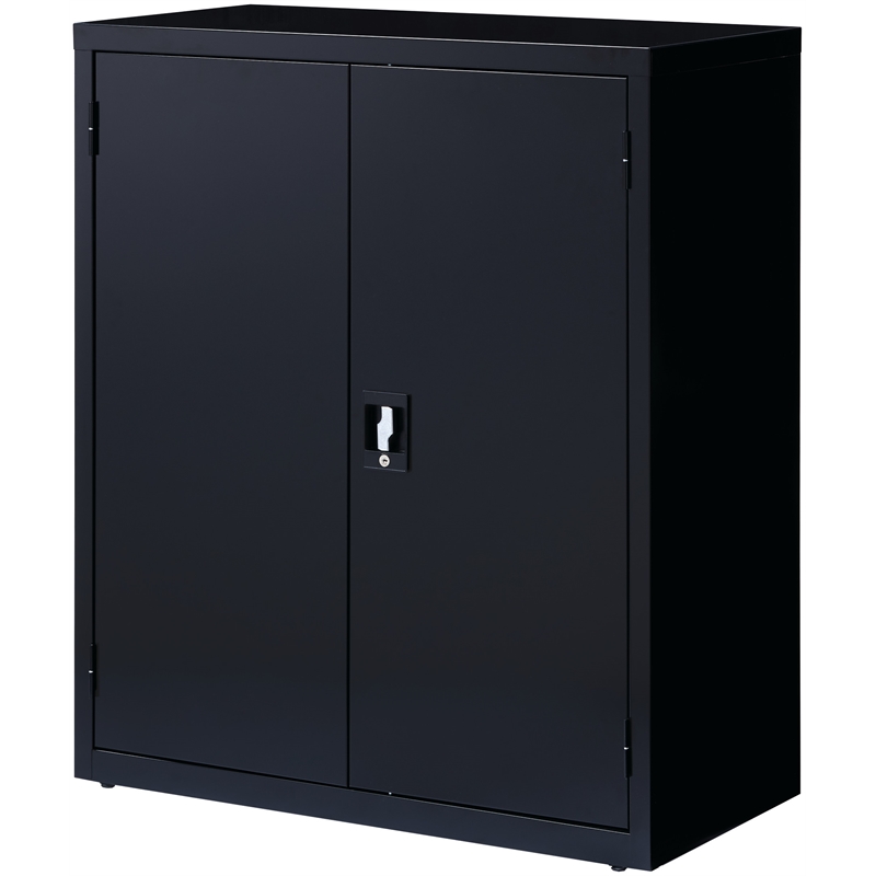 Hirsh Metal Storage Cabinet With 2, Metal Utility Cabinet