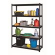 Iron Horse 2300 Riveted Wire Deck Metal Shelving 5-Shelf 18Dx48Wx72H Black
