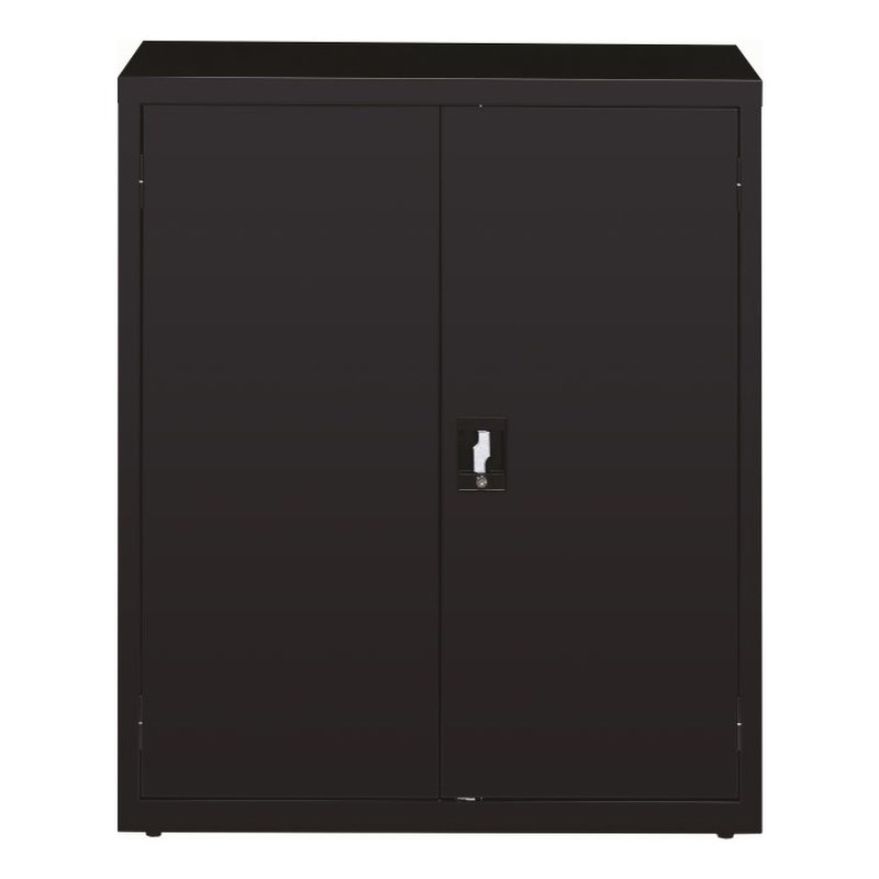 Hirsh 3 Shelf Welded Metal Storage Cabinet in Black