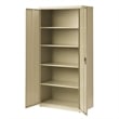 Hirsh Metal Storage Cabinet with 4 Shelves 18Dx36Wx72H Putty/Beige