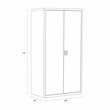Hirsh Welded Metal Storage Cabinet with 4 Adjustable Shelves in Black
