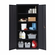 Hirsh Welded Metal Storage Cabinet with 4 Adjustable Shelves in Black