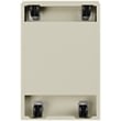 Hirsh 23-in Deep Mobile Pedestal File 2-Drawer File/File. Full Width Pull. Beige