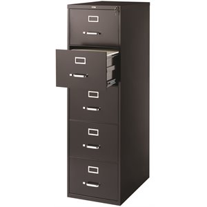 hirsh 3000 series 5 drawer legal vertical file cabinet