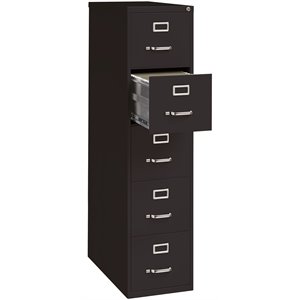 hirsh 5 drawer letter vertical file cabinet