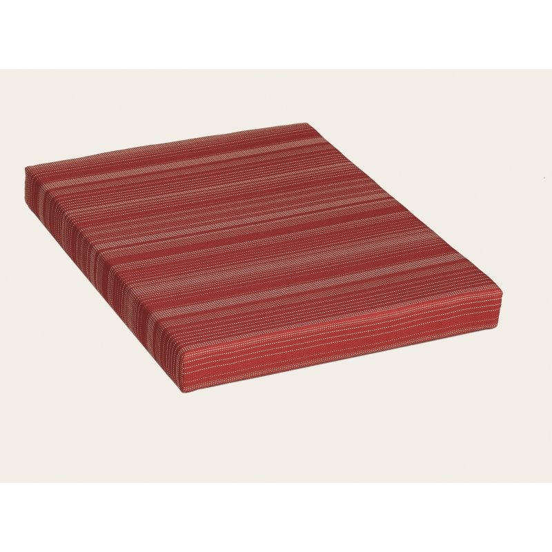 Hirsh Fabric Seat Cushion for 20-in Deep Pedestal Heat Wave/Red