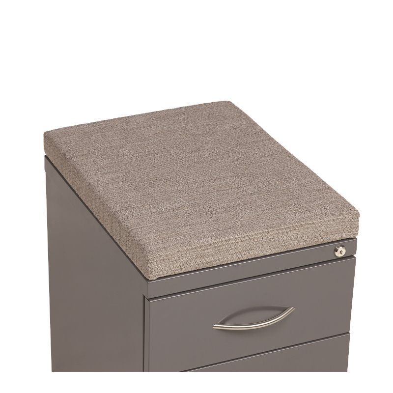 Hirsh Fabric Seat Cushion for 20-in Deep Pedestal Chinchilla/Gray