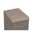 Hirsh Fabric Seat Cushion for 20-in Deep Pedestal Chinchilla/Gray