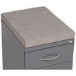 Hirsh Fabric Seat Cushion for 20-in Deep Pedestal Chinchilla/Gray