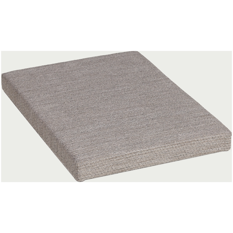 Hirsh Fabric Seat Cushion for 20-in Deep Pedestal Chinchilla/Gray
