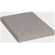 Hirsh Fabric Seat Cushion for 20-in Deep Pedestal Chinchilla/Gray