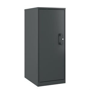 hirsh personal storage cabinet in charcoal