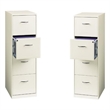 Value Pack (Set of 2) 4 Drawer Smart File Cabinet in Pearl White