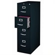 2 Piece Value Pack Four Drawer and Two Drawer Filing Cabinets in Black