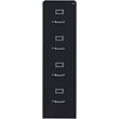 2 Piece Value Pack 4 and 3 Drawer File Cabinet in Black and Charcoal