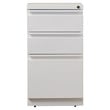 Set of 2 Value Pack 3 Drawer Filing Cabinets in Black and White