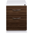 Hirsh 20-in Deep Mobile Pedestal 2-Drawer Metal Box/File. Laminate Drawer White