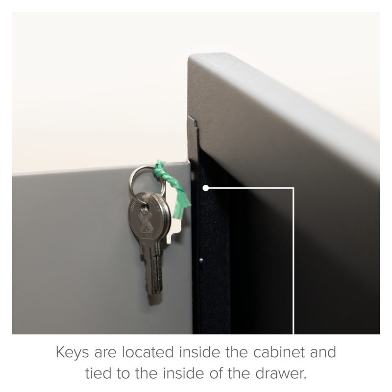 Hirsh 30-in Wide HL10000 Series 5 Drawer Metal Lateral File Cabinet White