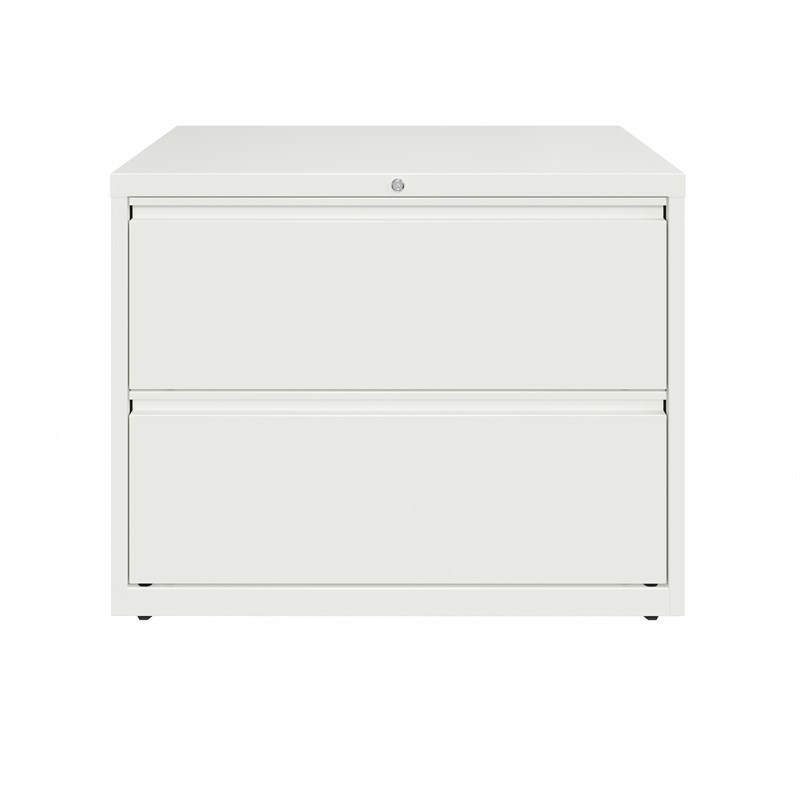 Hirsh 36-in Wide HL10000 Series 2 Drawer Metal Lateral File Cabinet White