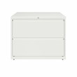 Hirsh 36-in Wide HL10000 Series 2 Drawer Metal Lateral File Cabinet White