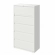 Hirsh 36-in Wide HL10000 Series 5 Drawer Metal Lateral File Cabinet White