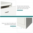 Hirsh Home Office Style Lateral Metal File Cabinet 30 in. Wide 2 Drawer White