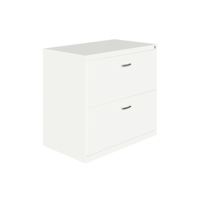 Hirsh Home Office Style Lateral File Cabinet 30 In Wide 2 Drawer White 24079