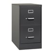 Hirsh 26.5-in Deep 2 Drawer Metal Letter Width Vertical File Cabinet in Charcoal