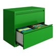 Hirsh 36-in Wide HL10000 Series 2 Drawer Lateral File Cabinet Screamin' Green