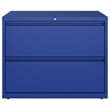 Hirsh 36-in Wide HL10000 Series 2 Drawer Metal Lateral File Cabinet Classic Blue
