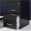 Space Solutions 18in Deep 3 Drawer Metal Organizer File Cabinet Navy
