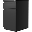 Hirsh 20-inch Deep Mobile Pedestal File 2 Drawer Metal Box Backpack Black
