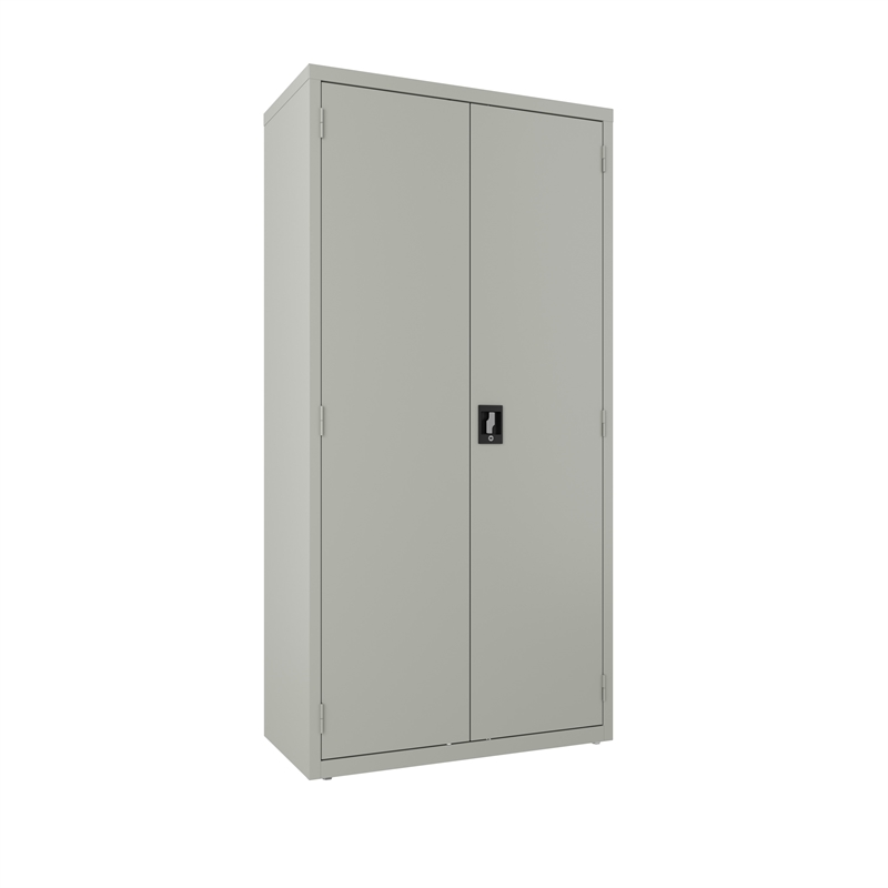 Hirsh Metal Wardrobe Cabinet 18in D x 36in W x 72in H Light Gray