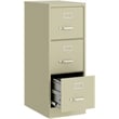 Hirsh 22-in Deep 3 Drawer Letter Width Vertical Metal File Cabinet - Putty/Beige