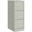 Hirsh 22-in Deep 3-Drawer Metal Letter Width Vertical File Cabinet in Light Gray