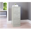 Hirsh 22-in Deep 3-Drawer Metal Letter Width Vertical File Cabinet in Light Gray