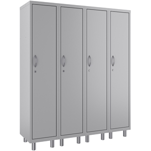 space solutions huxley metal storage locker 4 pack 72
