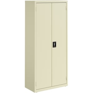 Hirsh Welded Metal Storage Cabinet with 4 Shelves -  15&quotDx30&quotWx66&quotH -  Beige