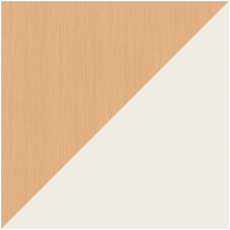 Space Solutions Home Office Metal Desk and Storage Set -  White / Maple