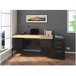 Hirsh Double Pedestal Office Desk with Center Drawer 30