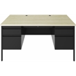 Hirsh Double Pedestal Office Desk with Center Drawer 30