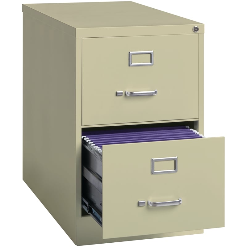Hirsh Industries 2500 Series 2 Drawer Legal File Cabinet in Black for sale online 