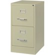 Hirsh 22-in Deep Metal 2 Drawer Letter Width Vertical File Cabinet Putty/Beige