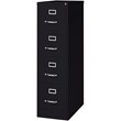 Hirsh 26.5-in Deep Metal 4 Drawer Letter Width Vertical File Cabinet Black