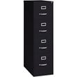 Hirsh 26.5-in Deep Metal 4 Drawer Letter Width Vertical File Cabinet Black