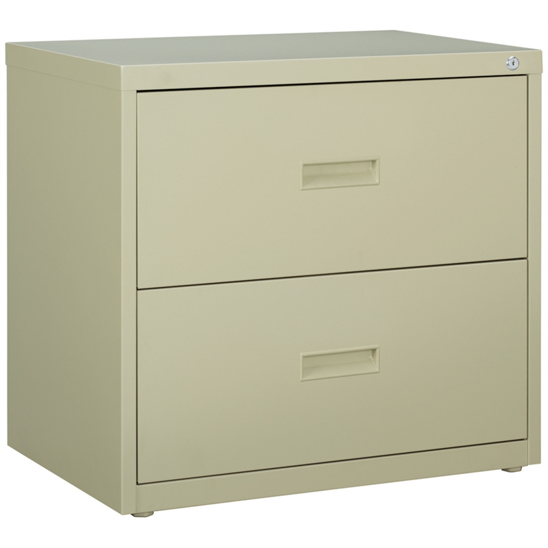 Hirsh 30-in Wide HL1000 Series Metal 2 Drawer Lateral File Cabinet Putty/Beige