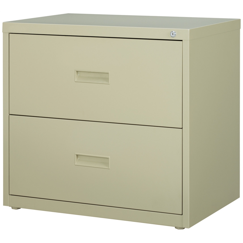 Hirsh 30-in Wide HL1000 Series Metal 2 Drawer Lateral File Cabinet Putty/Beige