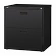 Hirsh 30-in Wide HL1000 Series Metal 2 Drawer Lateral File Cabinet Black